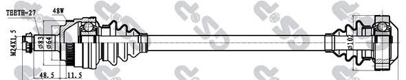 Semieixo traseiro direito BMW 33211229592 preço, a partir de 139,61 USD