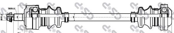 Semieixo traseiro GSP 235006 preço, a partir de 88,69 USD