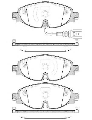 Sapatas do freio dianteiras de disco EBC Brakes DP22150