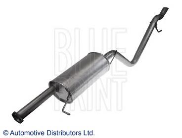 Silenciador, parte traseira para Mitsubishi L 200 IV KA, KB