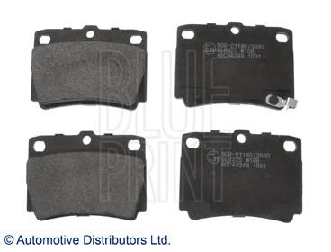 Sapatas do freio traseiras de disco Mitsubishi MR307415