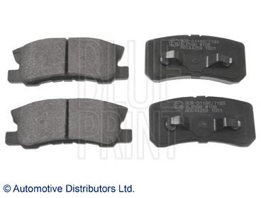 ADC44259 Blue Print Sapatas do freio traseiras de disco