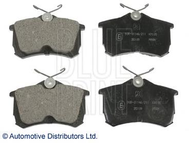 Sapatas do freio traseiras de disco 43022SEAE01 Honda