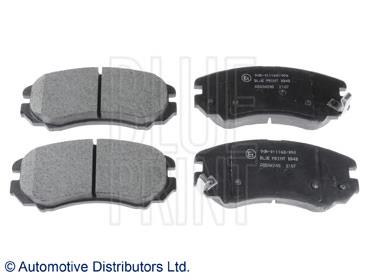 Sapatas do freio dianteiras de disco Hyundai/Kia 581012CA00