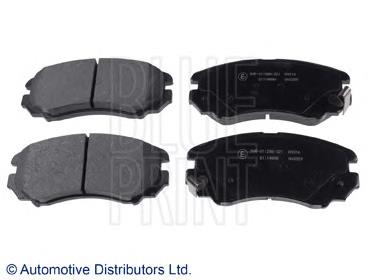 Sapatas do freio dianteiras de disco Hyundai/Kia S581012CA20