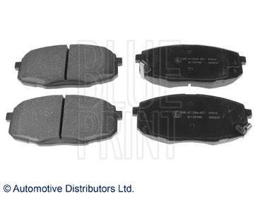 581011YA00 Hyundai/Kia Sapatas do freio dianteiras de disco