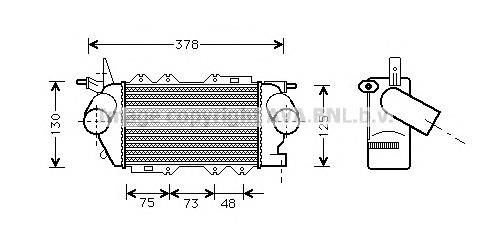 Compre AC640749 Maxgear Radiador de intercooler