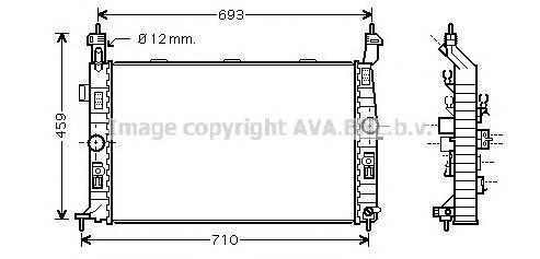 Radiador de esfriamento de motor General Motors 1300252 preço, a partir de 62,99 USD