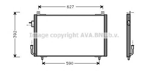Radiador de aparelho de ar condicionado 667204 ERA