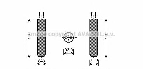 Tanque de recepção do secador de aparelho de ar condicionado NRF 33284 preço, a partir de 36,46 USD