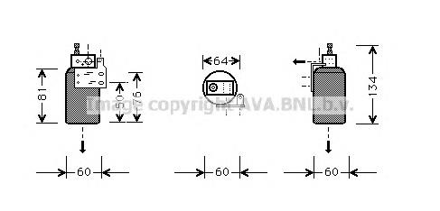 Compre 1618150 Opel Tanque de recepção do secador de aparelho de ar condicionado
