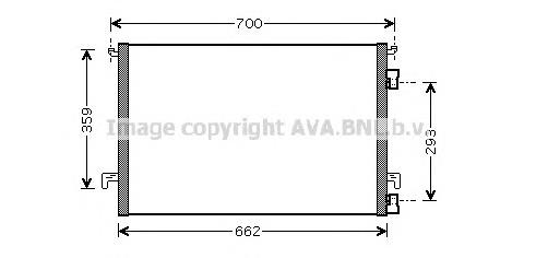 13114943 Opel Radiador de aparelho de ar condicionado