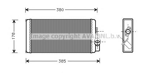 Radiador de forno (de aquecedor) Mercedes A0028352401 preço, a partir de 52,85 USD