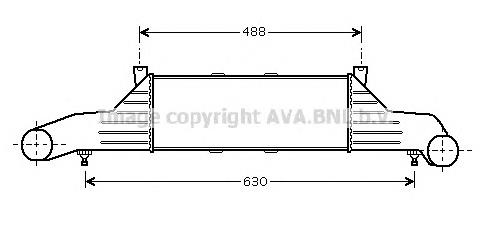 Radiador de intercooler Mercedes 2025001100 preço, a partir de 63,10 USD