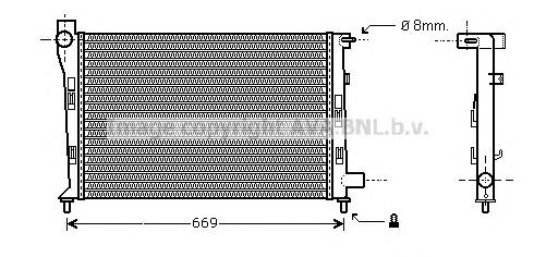 Compre 1685001502 Mercedes Radiador de esfriamento de motor