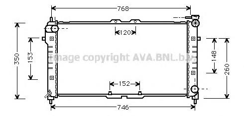 Compre FS1915200E Mazda Radiador de esfriamento de motor