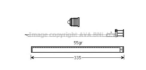 A2048350147 Mercedes Tanque de recepção do secador de aparelho de ar condicionado