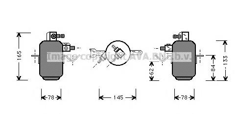 Compre 1248300283 Mercedes Tanque de recepção do secador de aparelho de ar condicionado