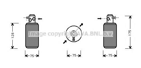 Compre 2D0820191 VAG Tanque de recepção do secador de aparelho de ar condicionado