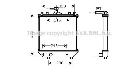 Radiador de esfriamento de motor VALEO 732694 preço, a partir de 101,83 USD