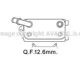 Radiador de óleo Metalcaucho 06371 preço, a partir de 55,08 USD
