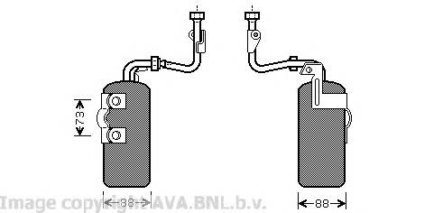 31332649 Volvo Tanque de recepção do secador de aparelho de ar condicionado