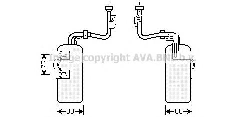 31332650 Volvo Tanque de recepção do secador de aparelho de ar condicionado