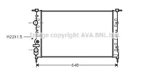 Compre 7700424035 Renault (RVI) Radiador de esfriamento de motor