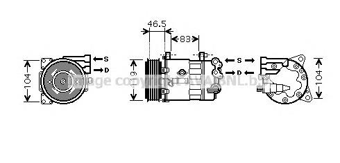 Compre ACP546 Lucas Compressor de aparelho de ar condicionado