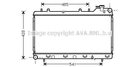 Radiador de esfriamento de motor 45199FA040 Subaru