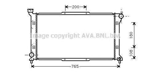 Compre 45199AC041 Subaru Radiador de esfriamento de motor