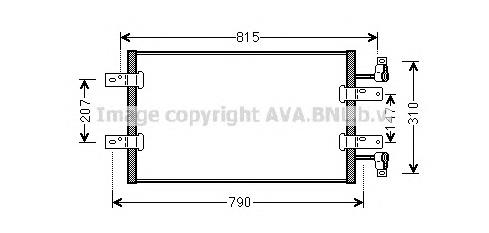 Radiador de aparelho de ar condicionado Kamoka 7800025 preço, a partir de 114,25 USD