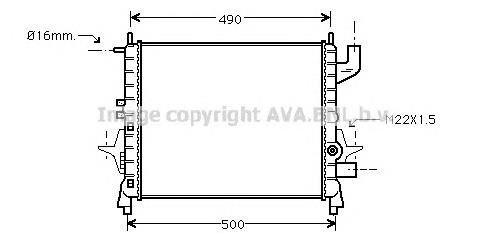 Compre 7701499801 Renault (RVI) Radiador de esfriamento de motor