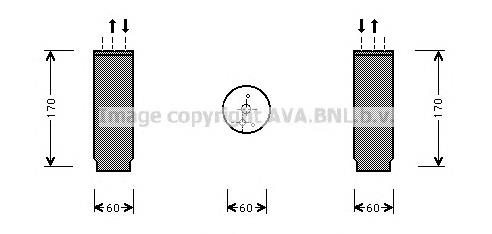 Tanque de recepção do secador de aparelho de ar condicionado 5066503AB Chrysler