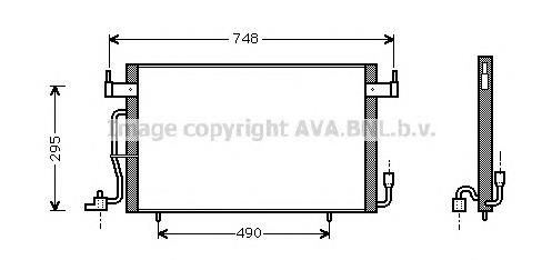 Compre AC342000S Mahle Original Radiador de aparelho de ar condicionado