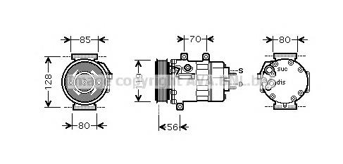 Compre ACP672 Lucas Compressor de aparelho de ar condicionado