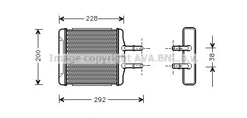 Radiador de forno (de aquecedor) VALEO 812335 preço, a partir de 48,99 USD
