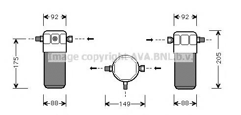 Compre 508880 VALEO Tanque de recepção do secador de aparelho de ar condicionado