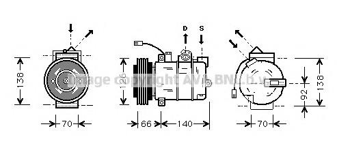 240128 Cargo Compressor de aparelho de ar condicionado