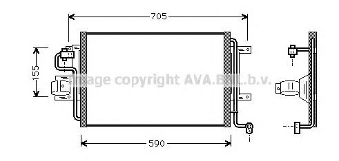 Compre 1J0820411 VAG Radiador de aparelho de ar condicionado