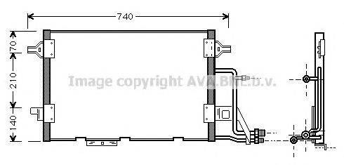 Compre 4Z7260403C VAG Radiador de aparelho de ar condicionado