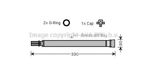 Tanque de recepção do secador de aparelho de ar condicionado BMW 64536942025 preço, a partir de 27,60 USD