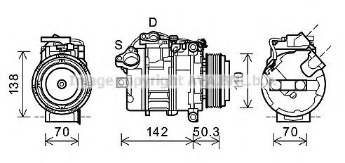 4472602982 BMW Compressor de aparelho de ar condicionado