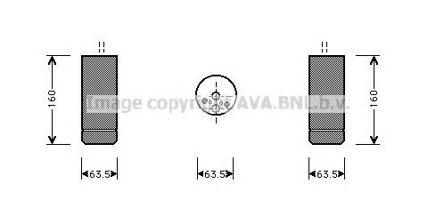 Tanque de recepção do secador de aparelho de ar condicionado DFD05007 Denso