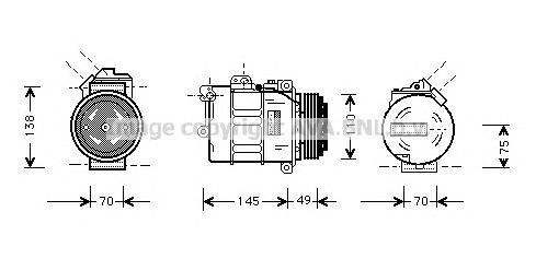 Compre 64506917866 BMW Compressor de aparelho de ar condicionado