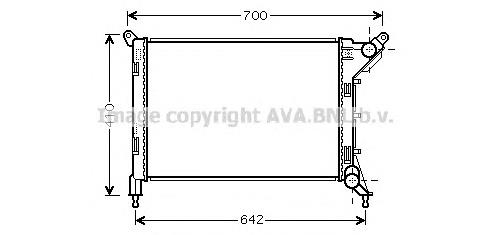 17107535902 BMW Radiador de esfriamento de motor