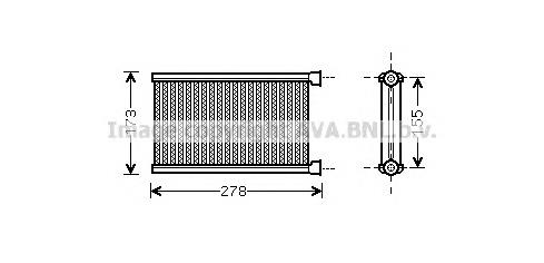 985474R BMW Radiador de forno (de aquecedor)