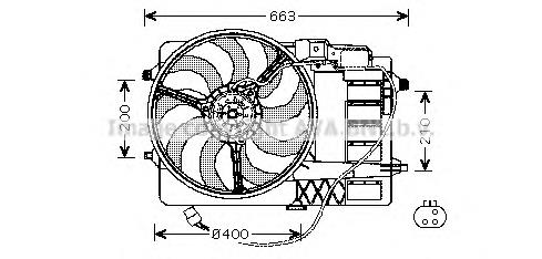 17117541092 BMW Difusor do radiador de esfriamento, montado com motor e roda de aletas