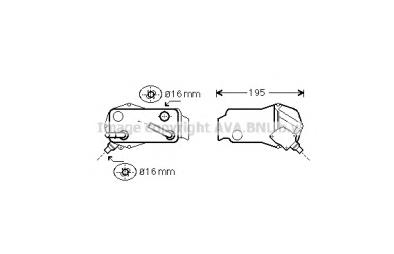 752106405 BMW Radiador de esfriamento, Caixa Automática de Mudança