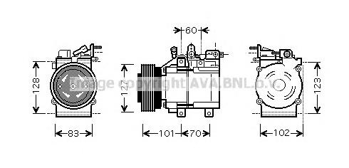 Compre 9770126200AT Hyundai/Kia Compressor de aparelho de ar condicionado